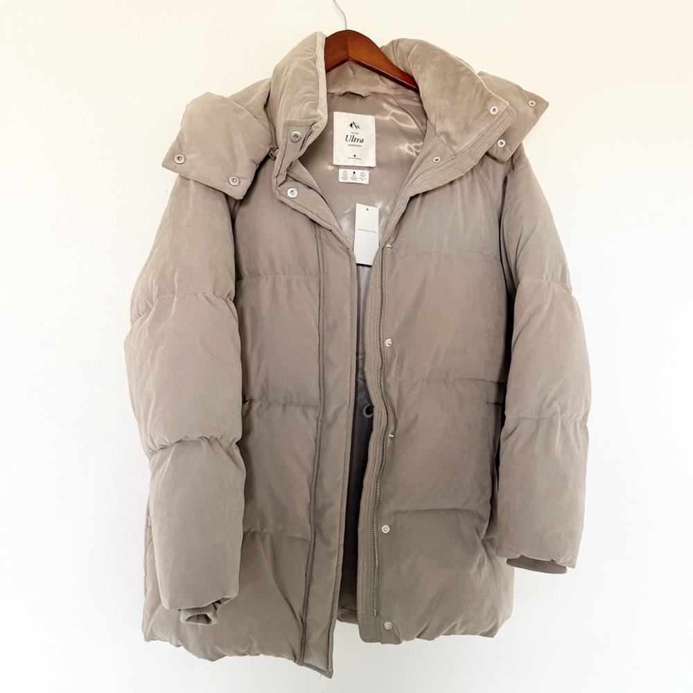 Abercrombie & Fitch Ultra Collection Light Gray Jacket